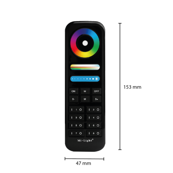 Mi-Light Fernbedienung 8 Gruppen | RGB+CCT