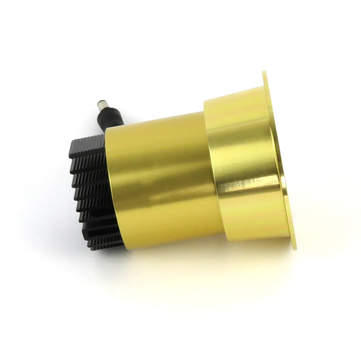 Goldener LED-Einbaustrahler 5W 3000K Warmweiß ⌀80mm Blendfrei