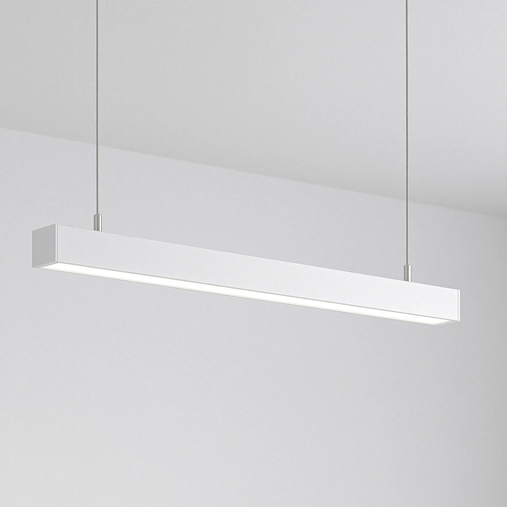 Hängende LED-Lichtleiste Schwarz 120cm 36W Anschließbar
