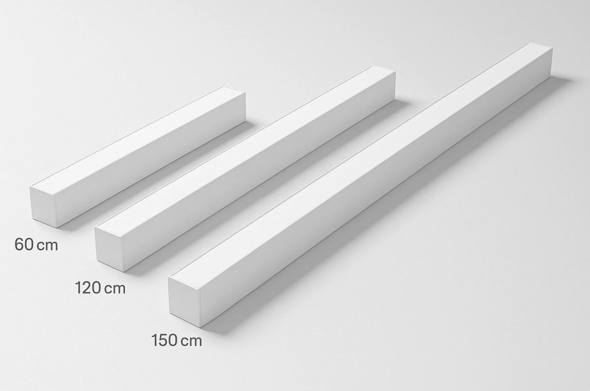 Hängende LED-Lichtleiste Schwarz 120cm 36W Anschließbar
