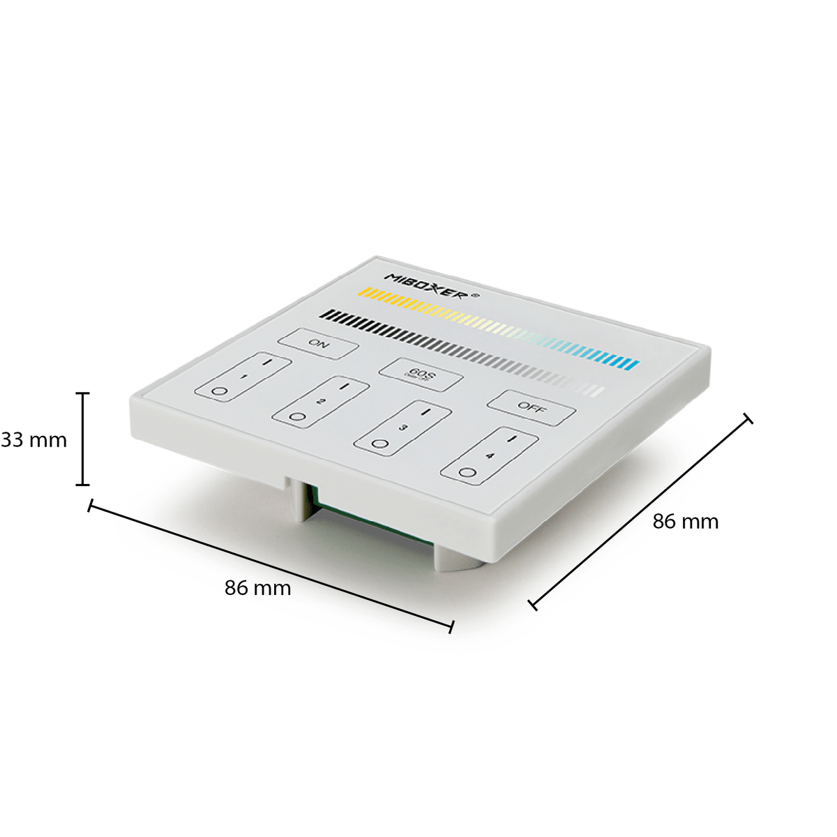 Mi-Light Wandsteuerung 4 Gruppen | CCT