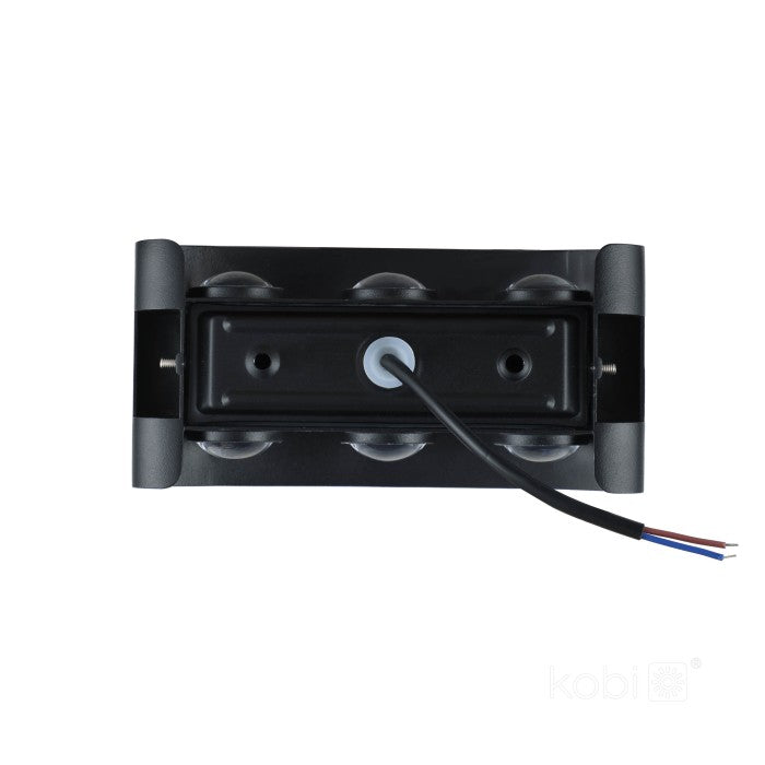 LED Wandleuchte 6W Bi-direktional 180° 166x79mm IP54