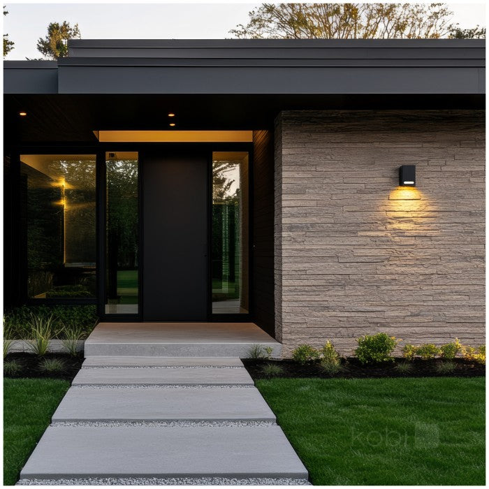 LED Wandleuchte GU10 80mm IP54