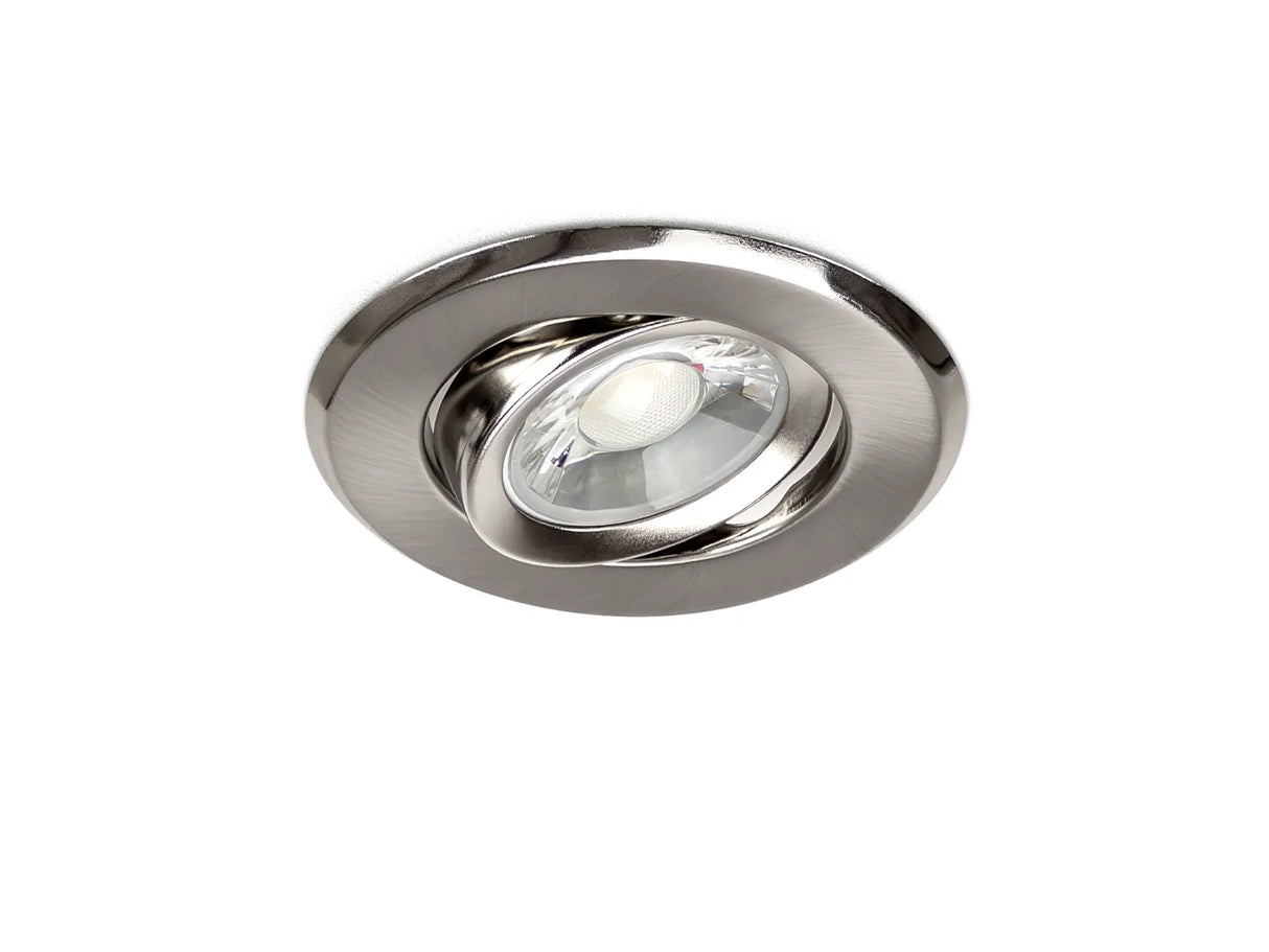 LED-Einbauleuchte GU10 IP20 ⌀88mm schwenkbar