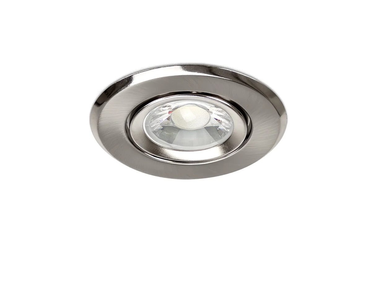 LED-Einbauleuchte GU10 IP20 ⌀88mm schwenkbar