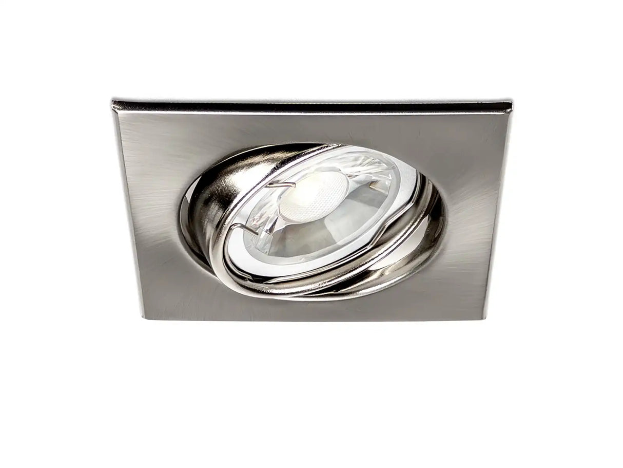 LED-Einbauleuchte GU10 IP20 86x86mm schwenkbar