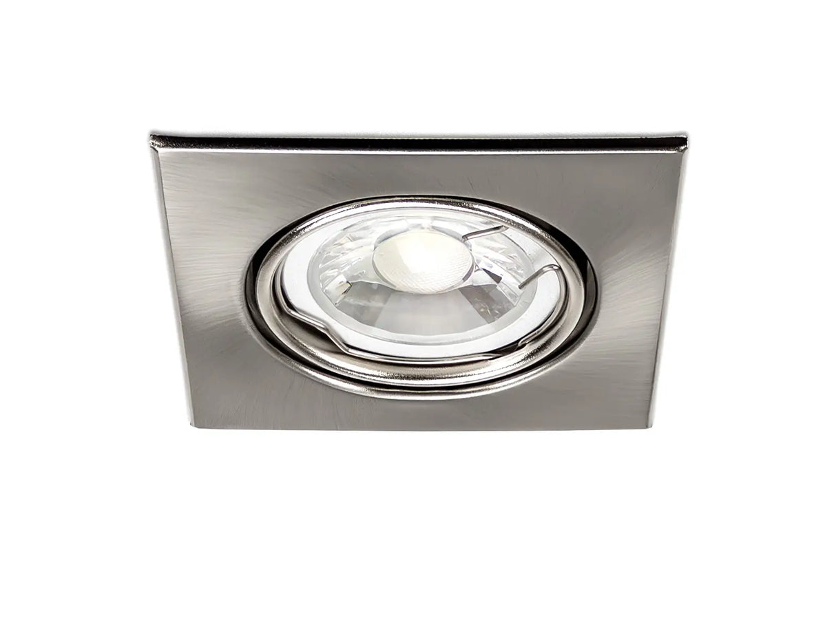 LED-Einbauleuchte GU10 IP20 86x86mm schwenkbar