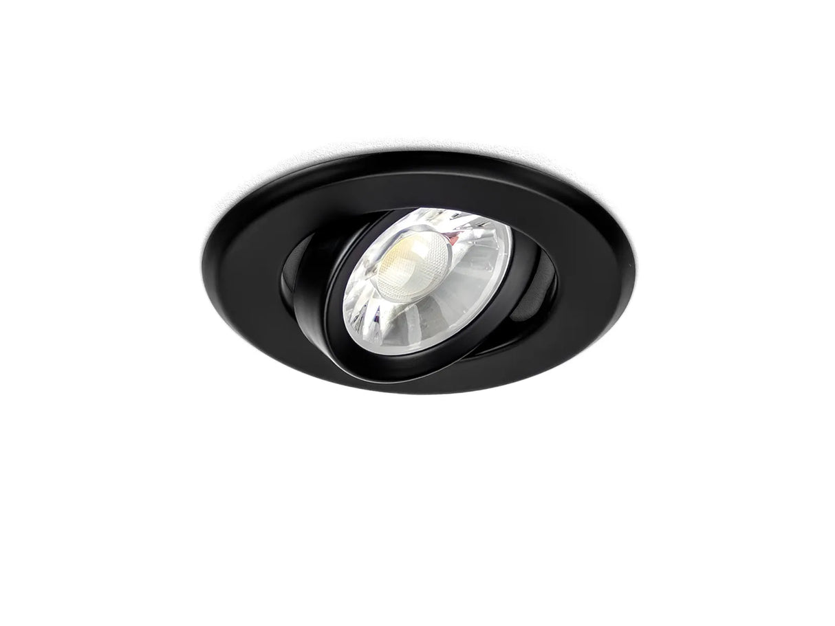 LED-Einbauleuchte GU10 IP20 ⌀88mm schwenkbar