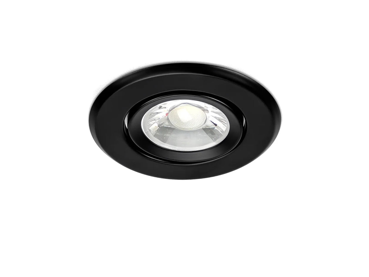 LED-Einbauleuchte GU10 IP20 ⌀88mm schwenkbar