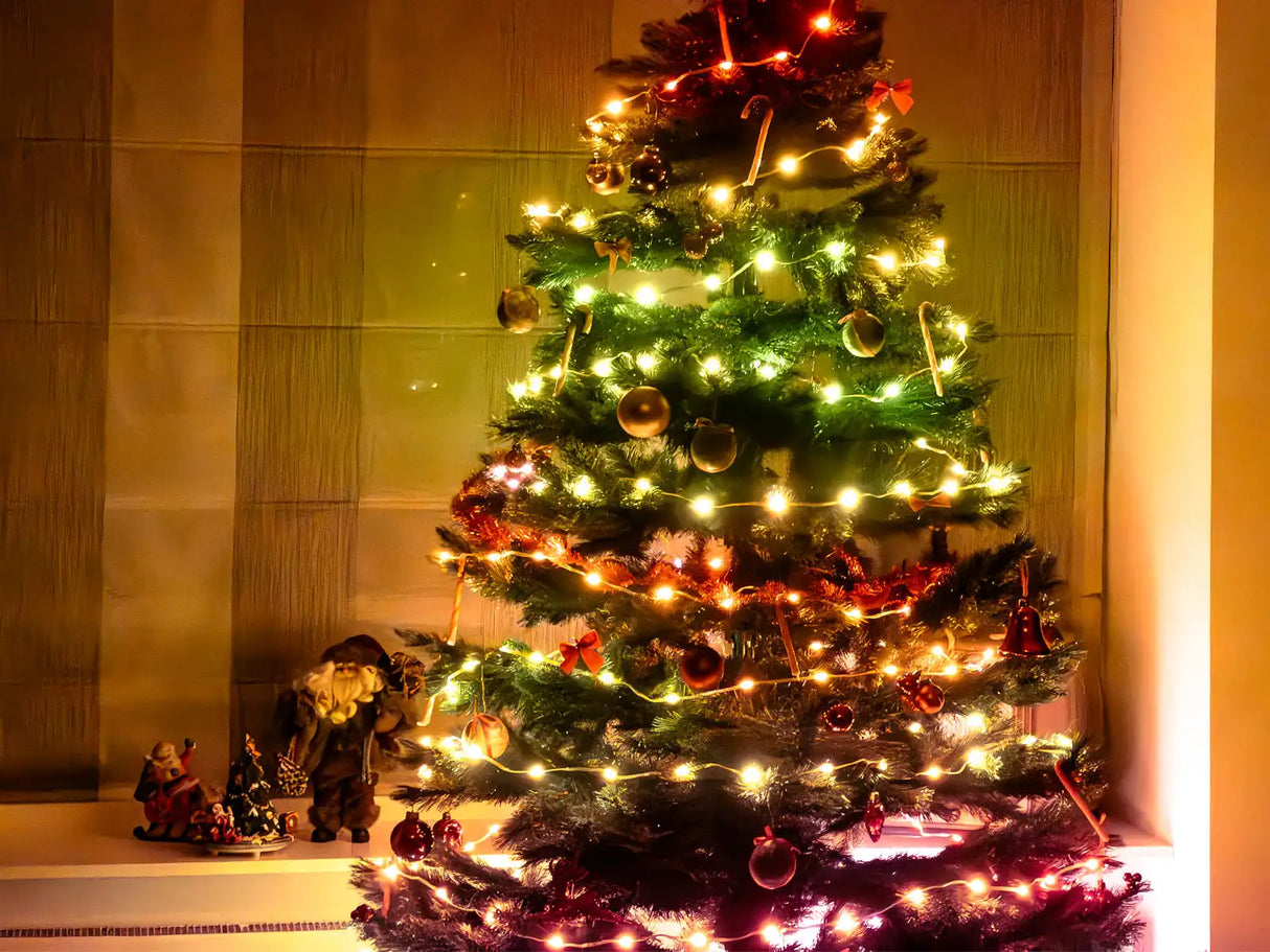 Intelligente LED-Weihnachtsbeleuchtung, Lichterkette RGB, 10 Meter, App-Steuerung, 5 Watt