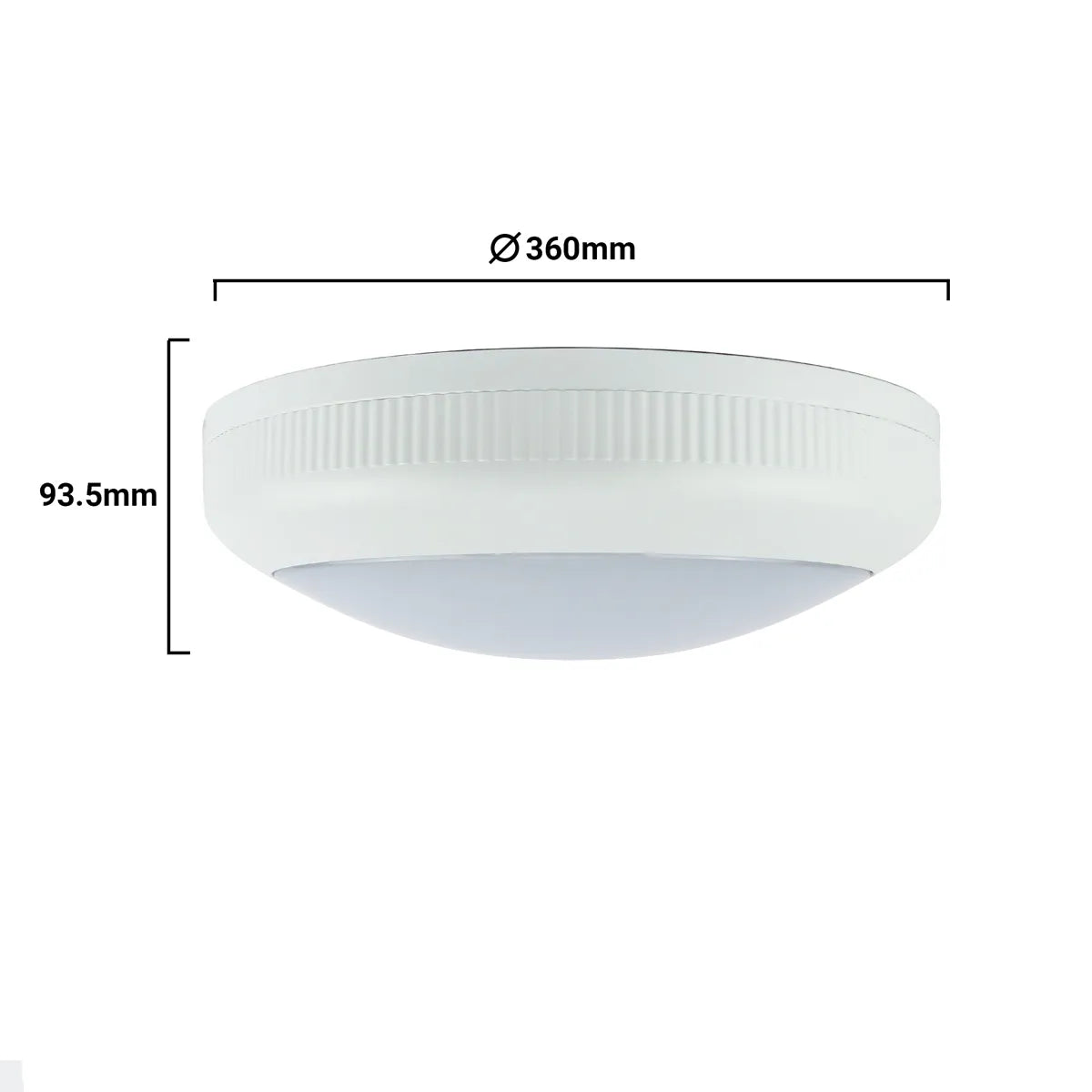 LED-Schott-Aufputzmontage, IP66 IK08, wasserbeständig, 36 cm, 30 W