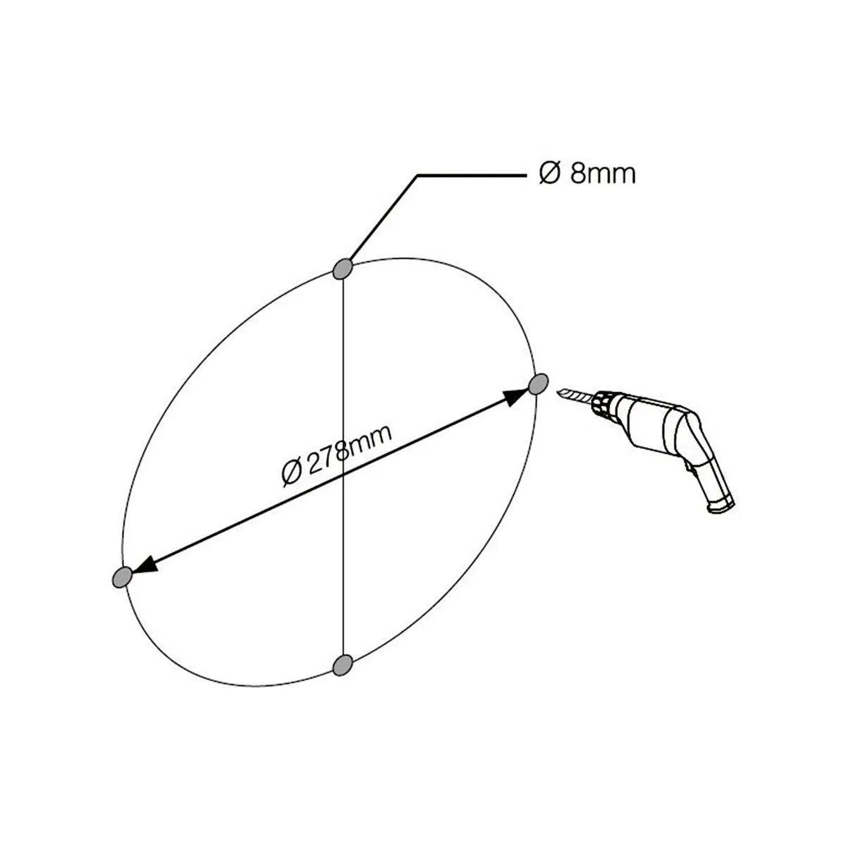 LED-Schott-Aufputzmontage, IP66 IK08, wasserbeständig, 30 cm, 20 W