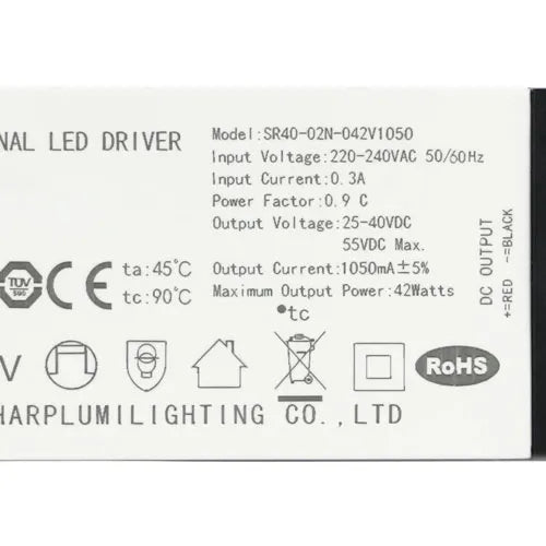 LED-Treiber Basic 36W 800mA / 40W 900mA / 45W 1050mA