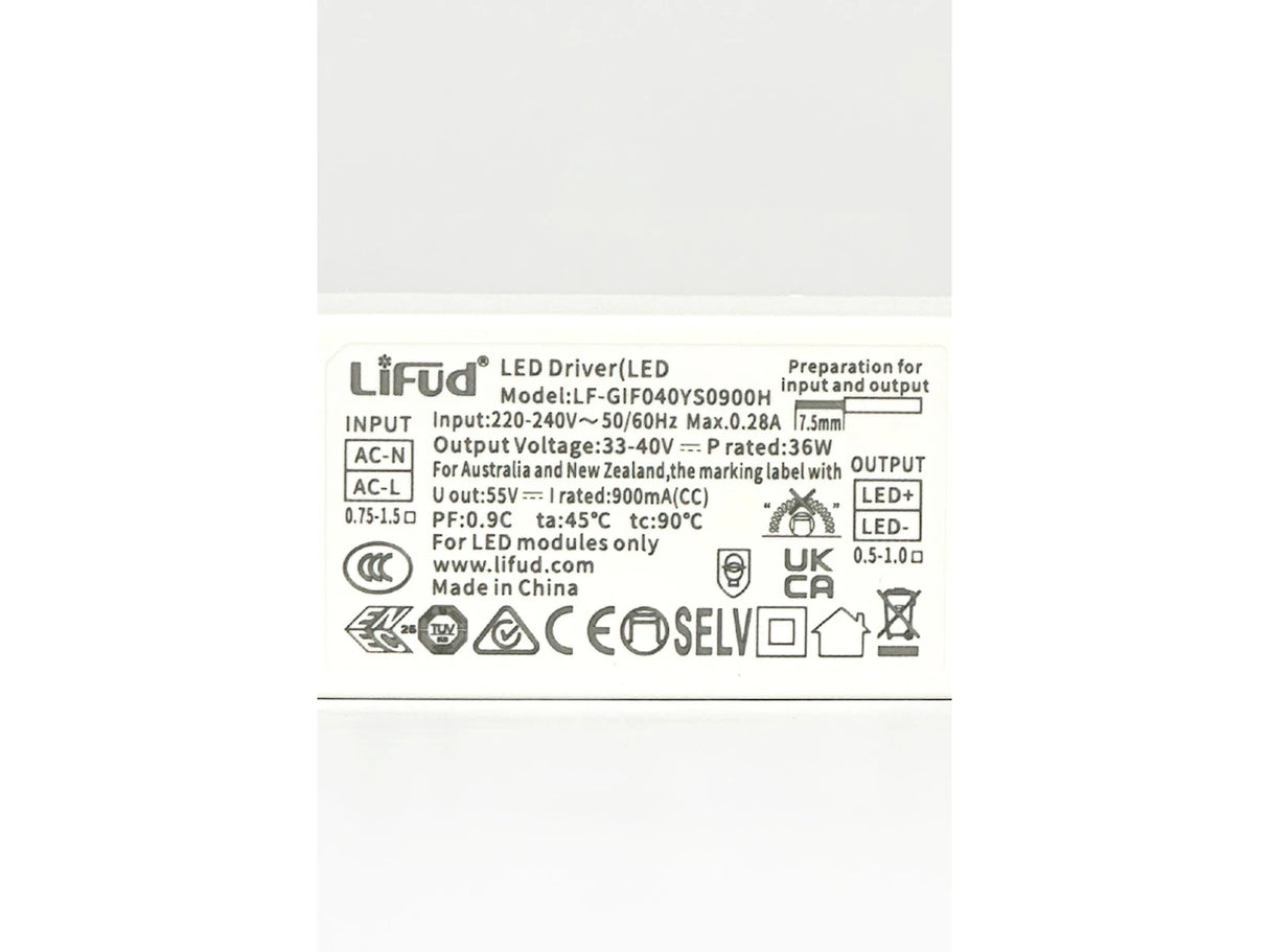 LED-Treiber flimmerfrei 36W 800mA / 40W 900mA / 45W 1050mA