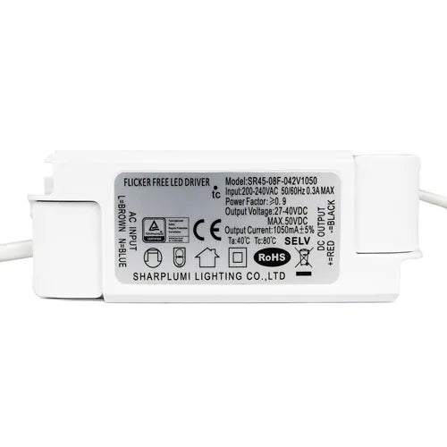 LED-Treiber flimmerfrei 36W 800mA / 40W 900mA / 45W 1050mA