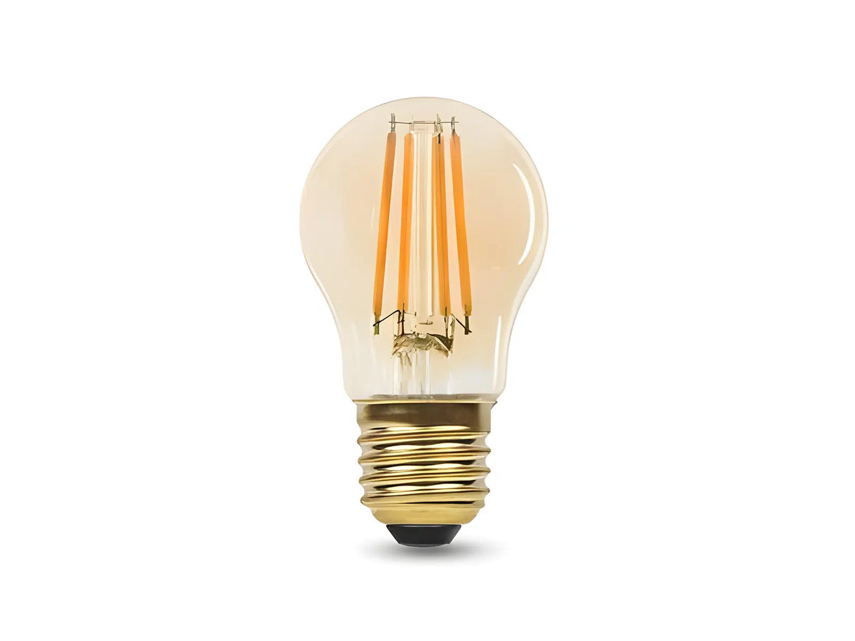 E27 LED-Lampe Filament P45 4W 2200K Bernstein dimmbar