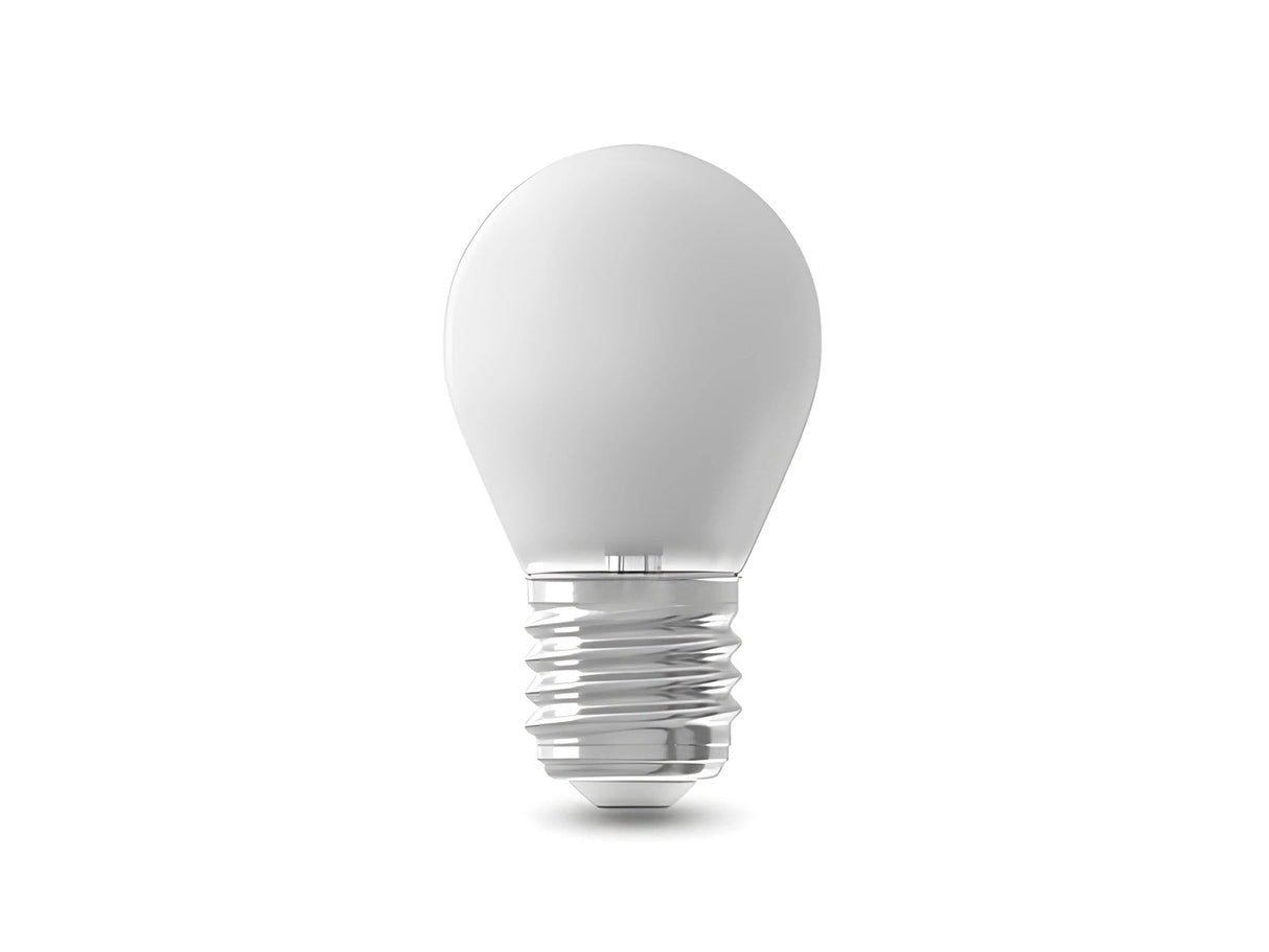 E27/E14 LED-Glühbirne, Filament P45, 5 W, 2600 K, mattiert, dimmbar