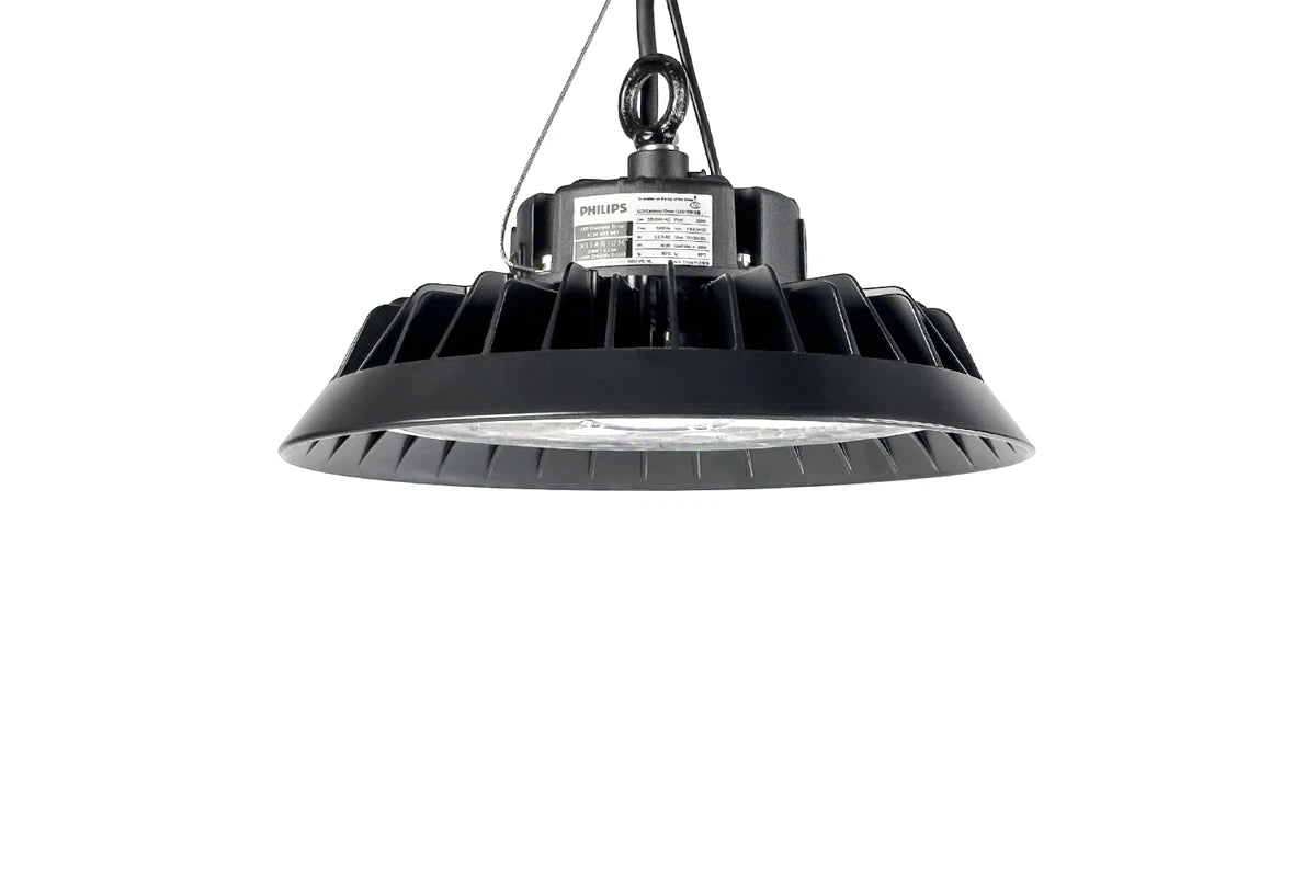 LED UFO Hallenstrahler 100W 150lm/W Philips LED Driver IP65 Dimmbar