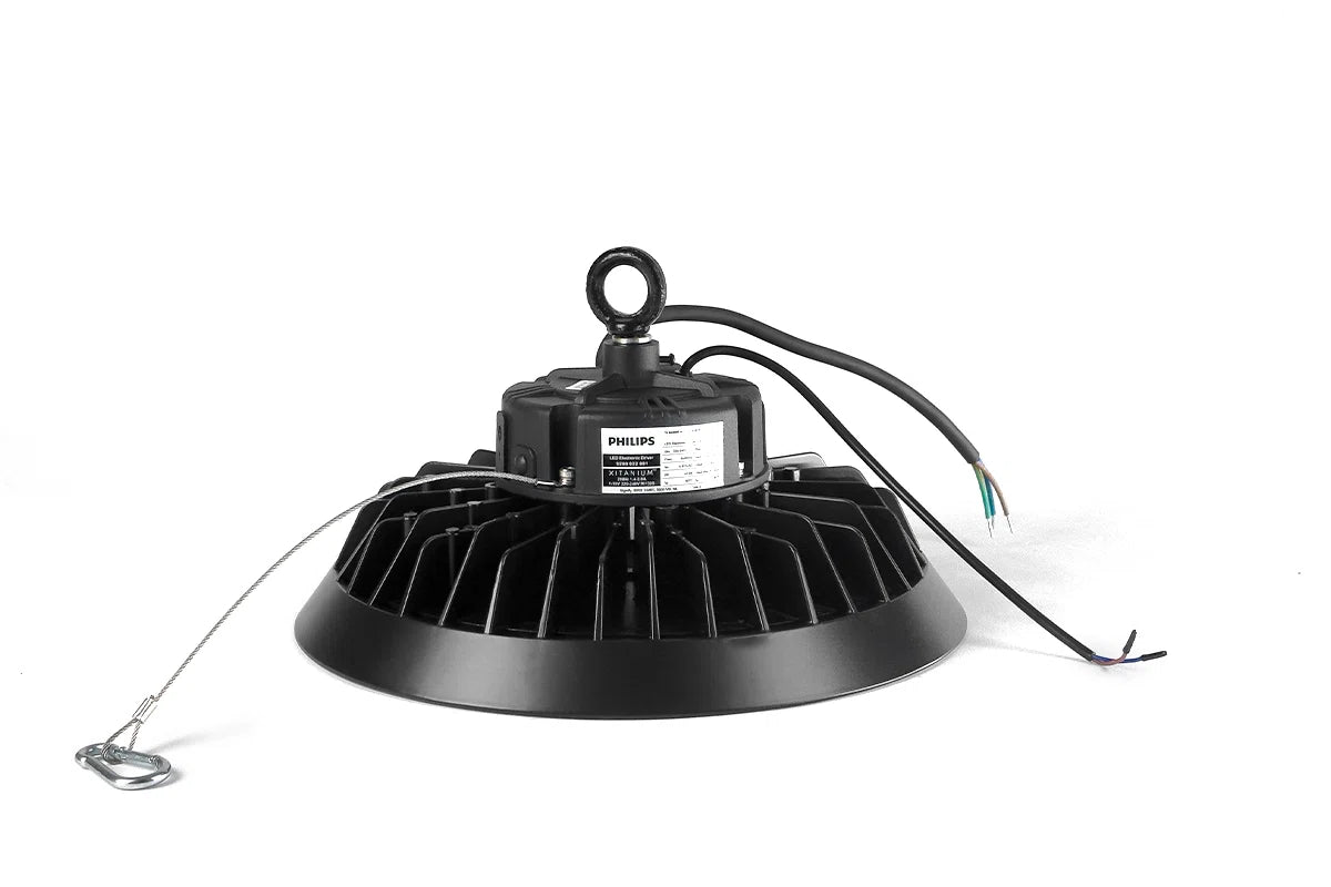 LED UFO Hallenstrahler 100W 150lm/W Philips LED Driver IP65 Dimmbar