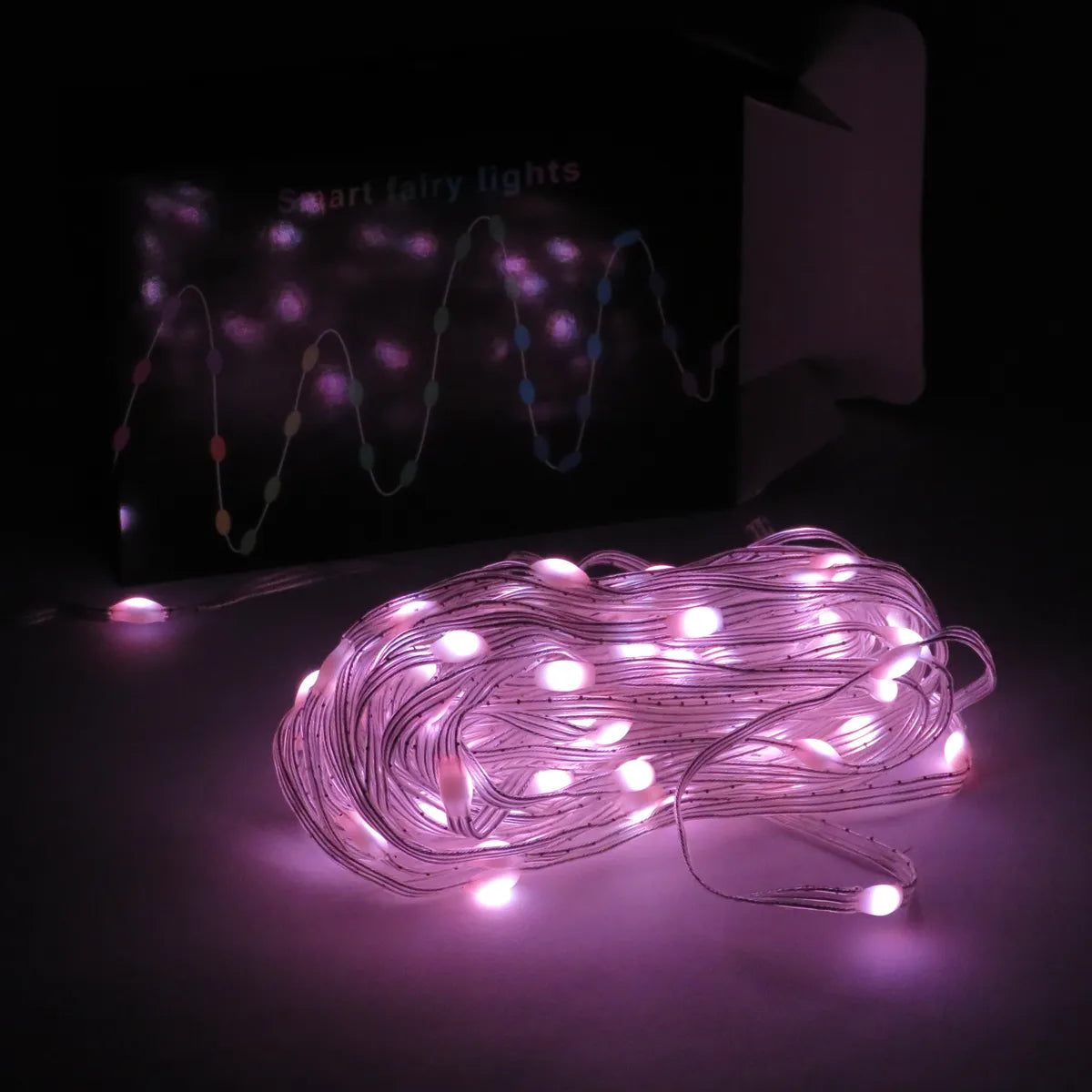 Intelligente LED-Weihnachtsbeleuchtung, Lichterkette RGB, 10 Meter, App-Steuerung, 5 Watt