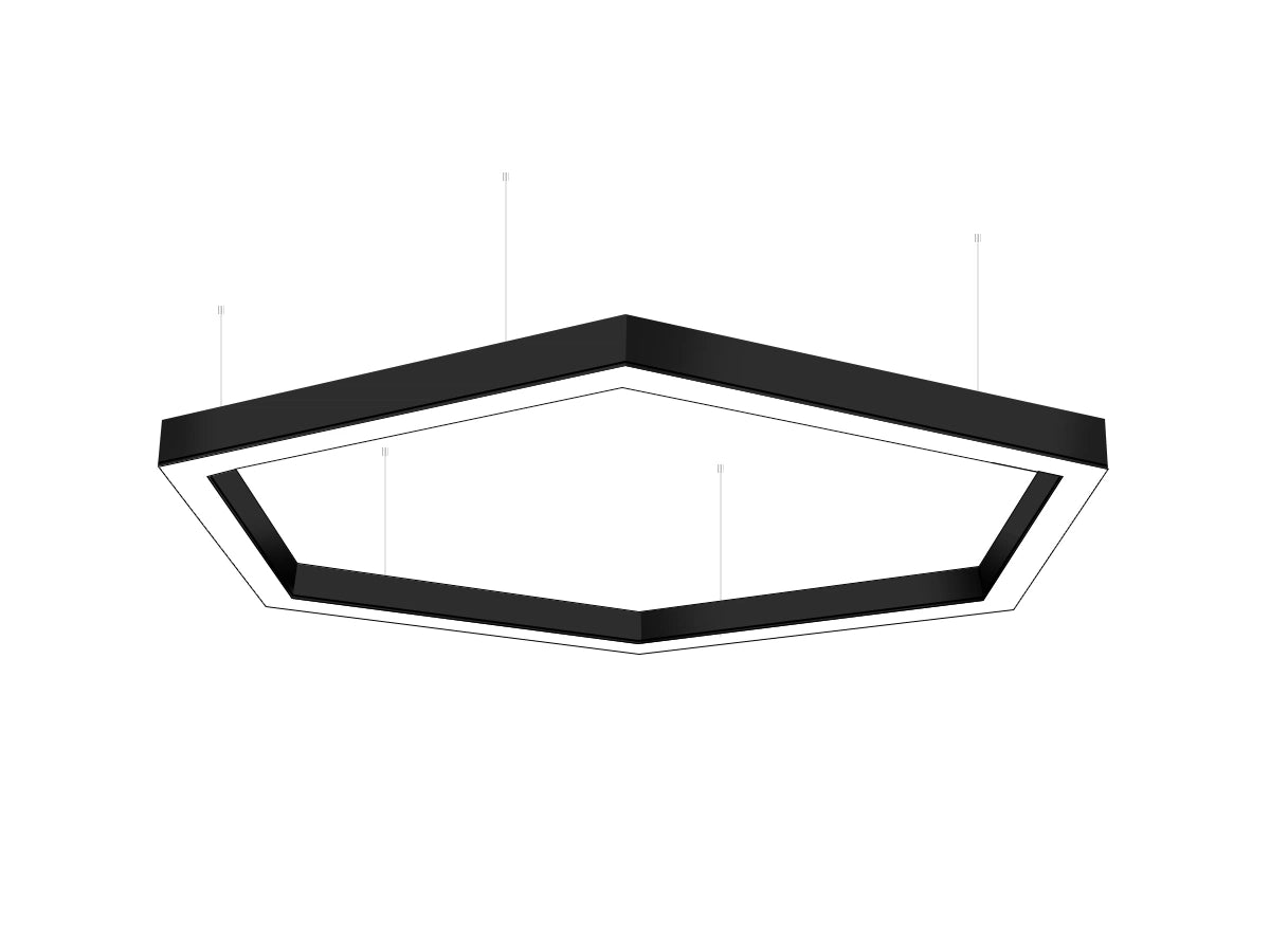 L-Verbinder 120° für LED Lichtbalken | Eckverbinder für Hexagon-Formen