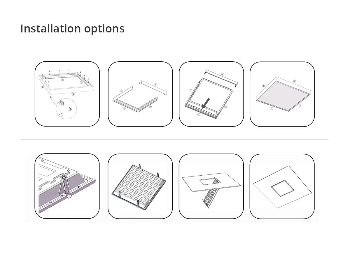 LED-Panel 60x120cm 45W 150lm/W