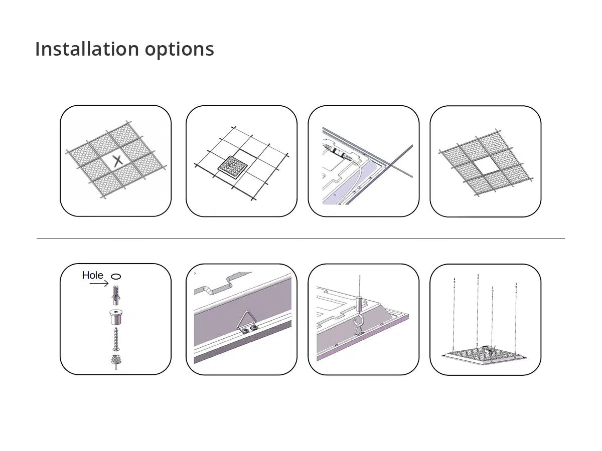 WiFi LED-Panel 60x120cm, CCT, 3000K – 6000K, 50W, 100 lm/W, kantenbeleuchtet