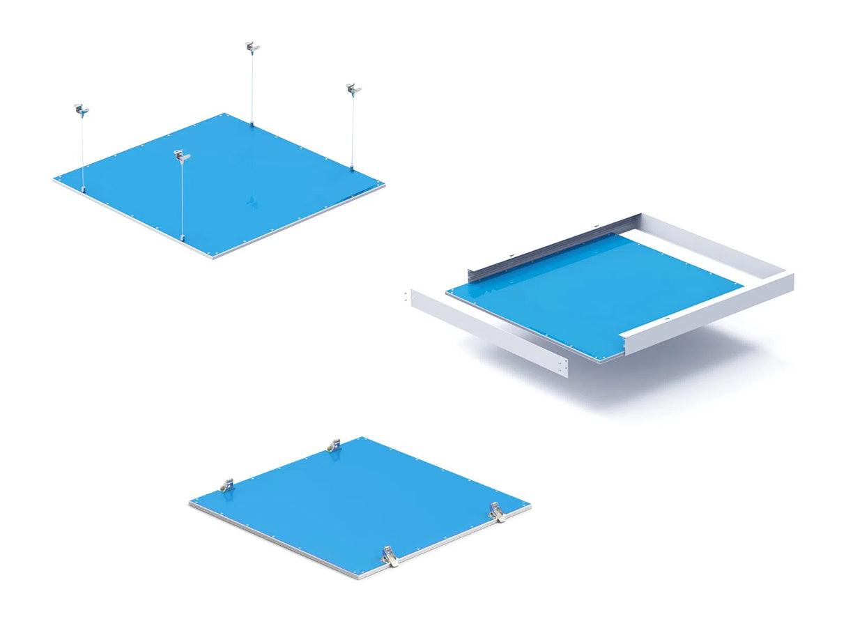 WiFi LED-Panel 30x120cm, RGB+CCT, 40W, kantenbeleuchtet
