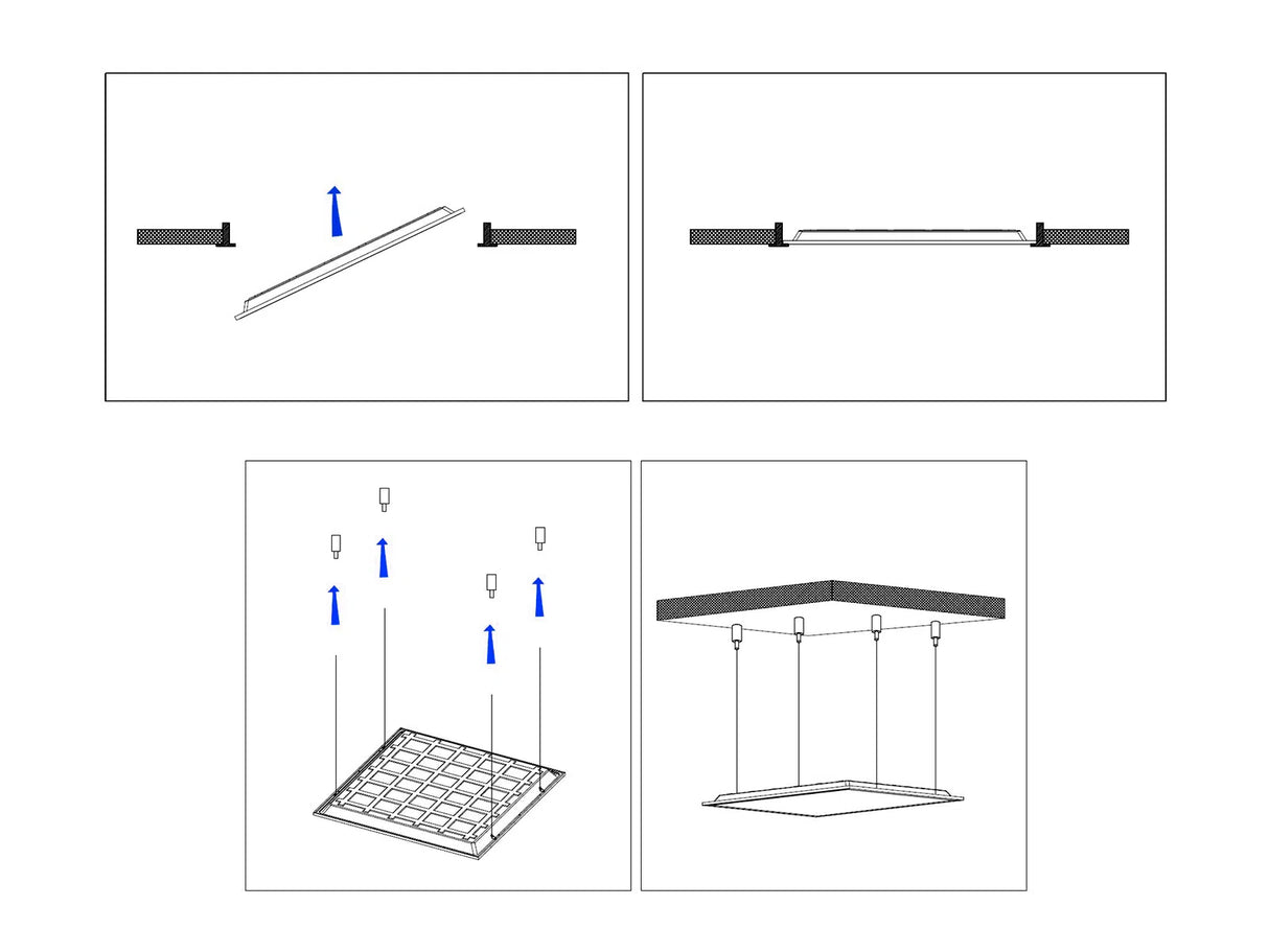 LED-Panel 60x120cm 60W 110lm/W