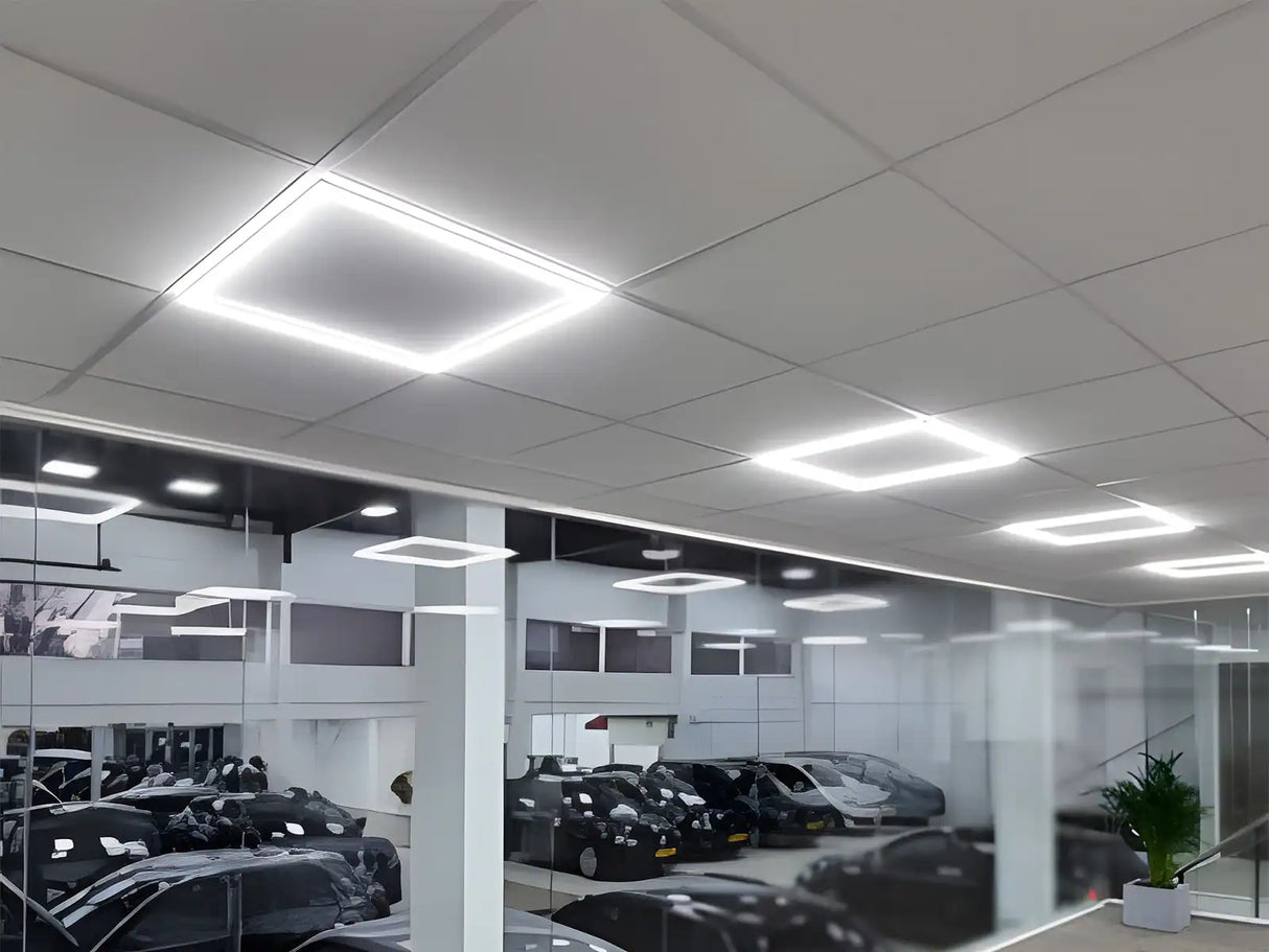 Lineares LED-Panel 60x60cm 36W 100lm/W