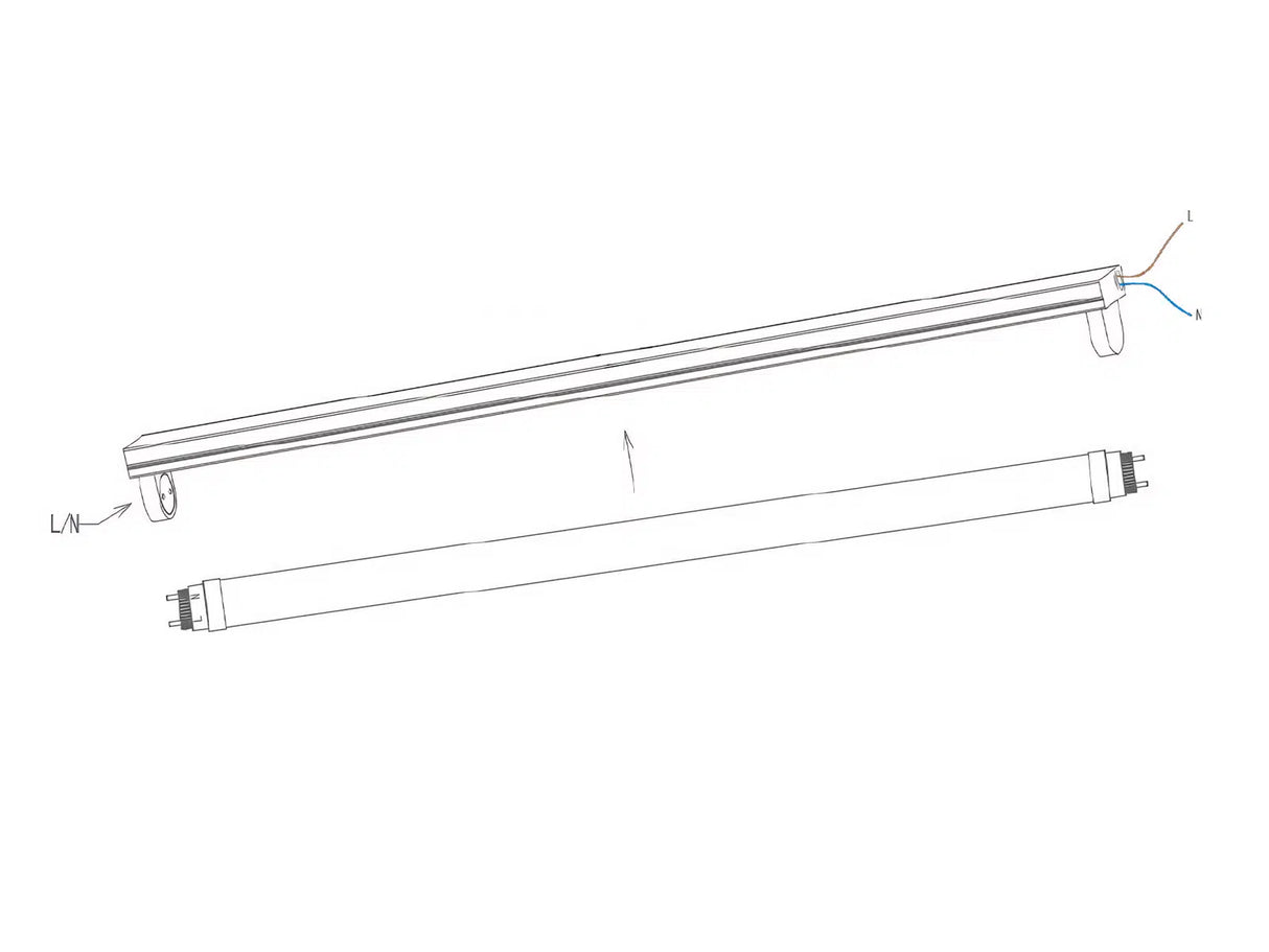 LED-Röhre T8 120cm 15/18W 200 lm/W