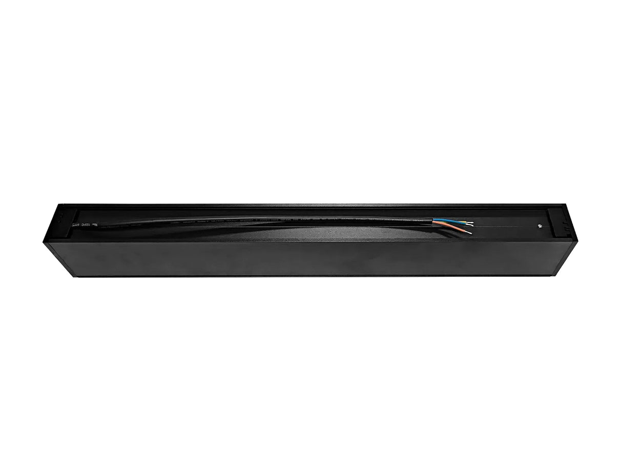 Hängende LED-Lichtleiste Schwarz 150cm 48W Anschließbar