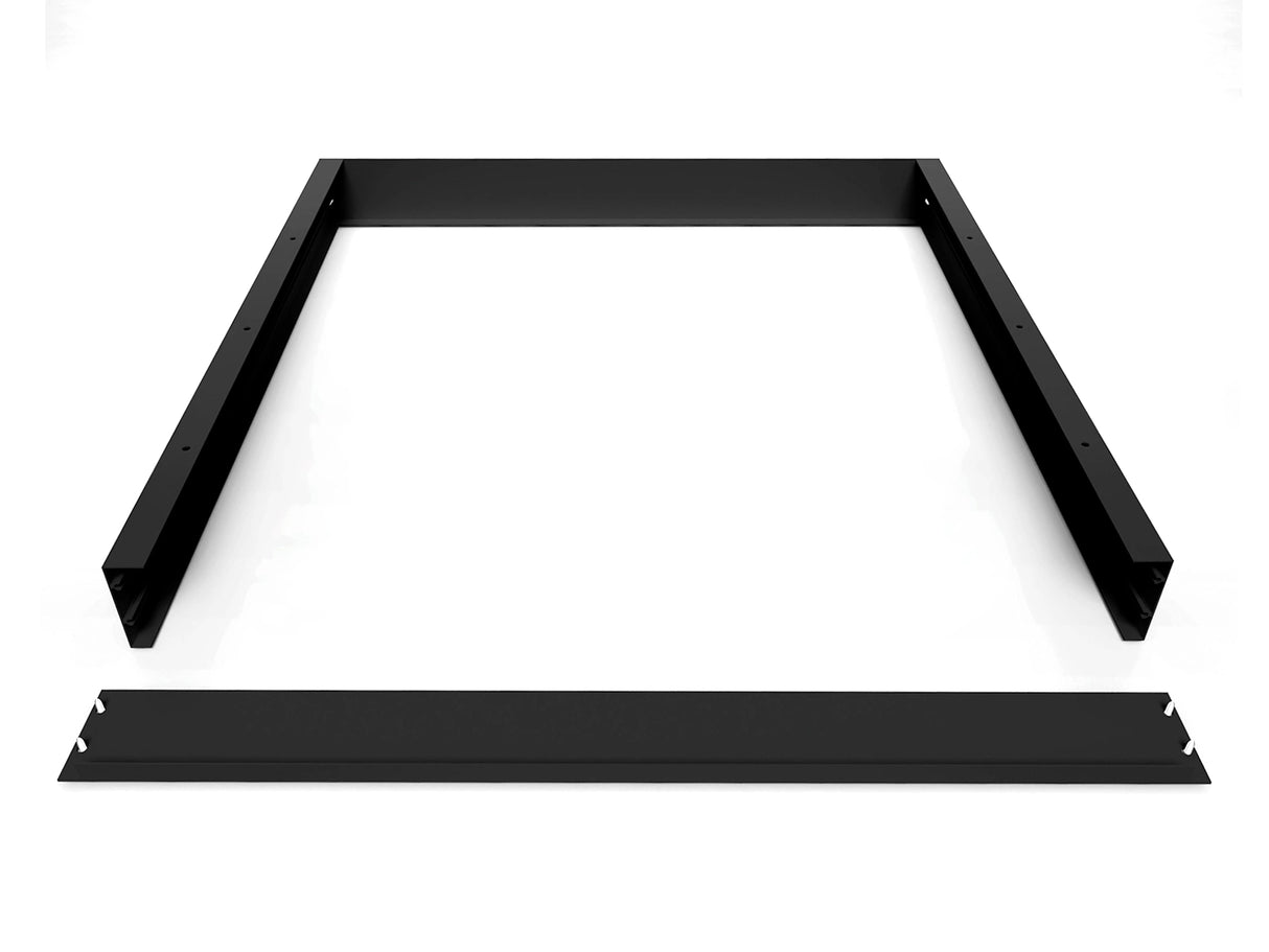 Back-lit LED Panel Aufbaurahmen 62x62cm schwarz