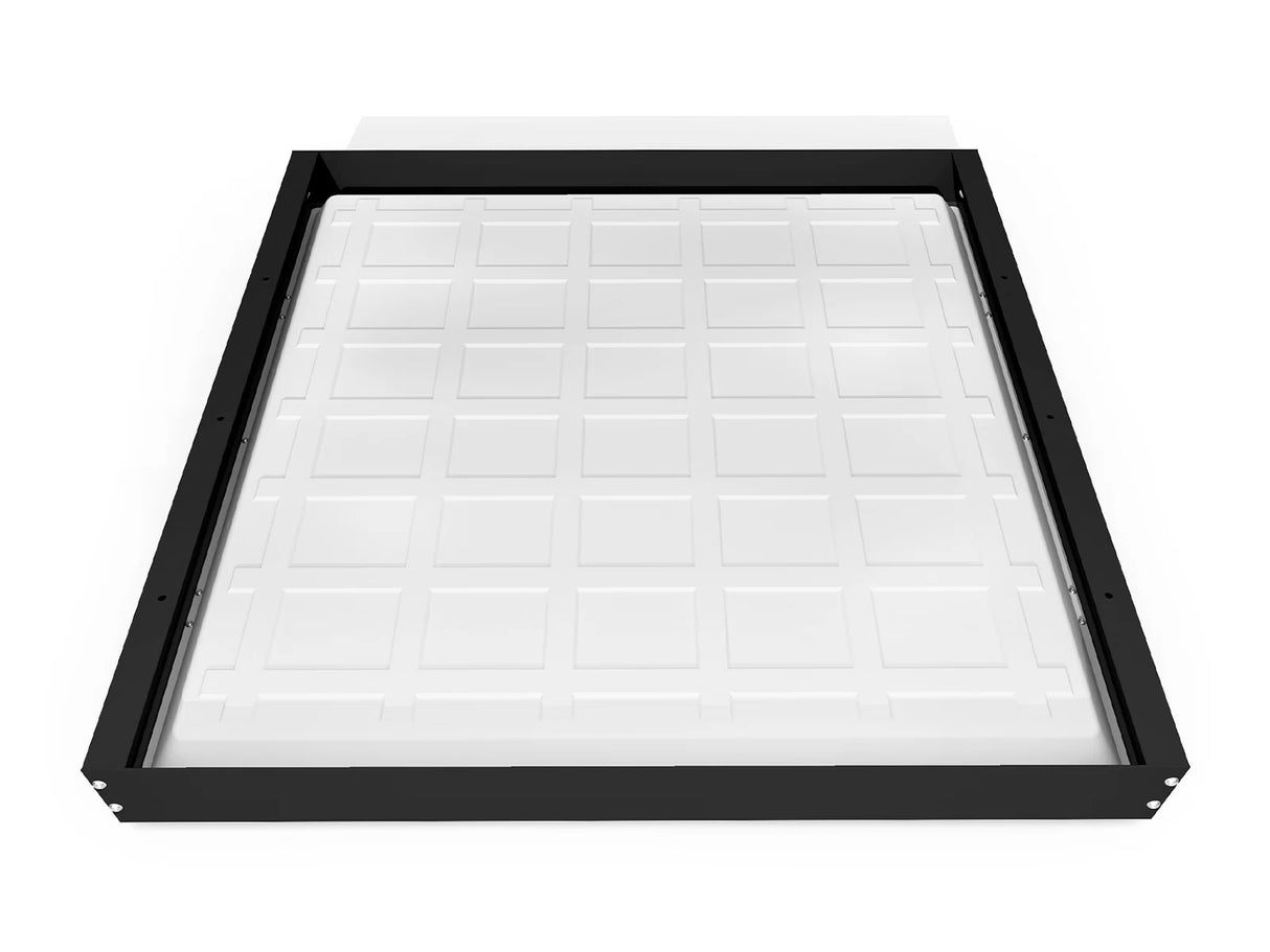 Back-lit LED Panel Aufbaurahmen 62x62cm schwarz