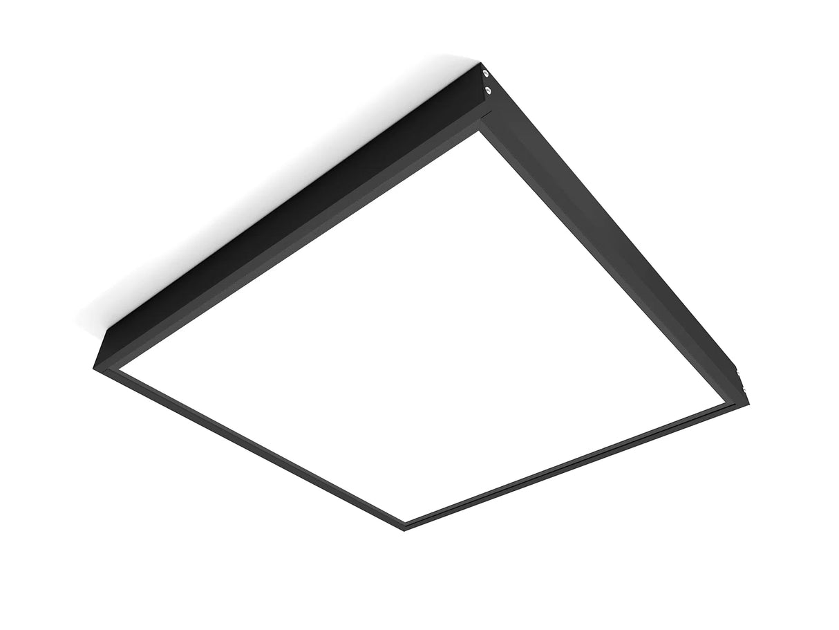 Back-lit LED Panel Aufbaurahmen 62x62cm schwarz