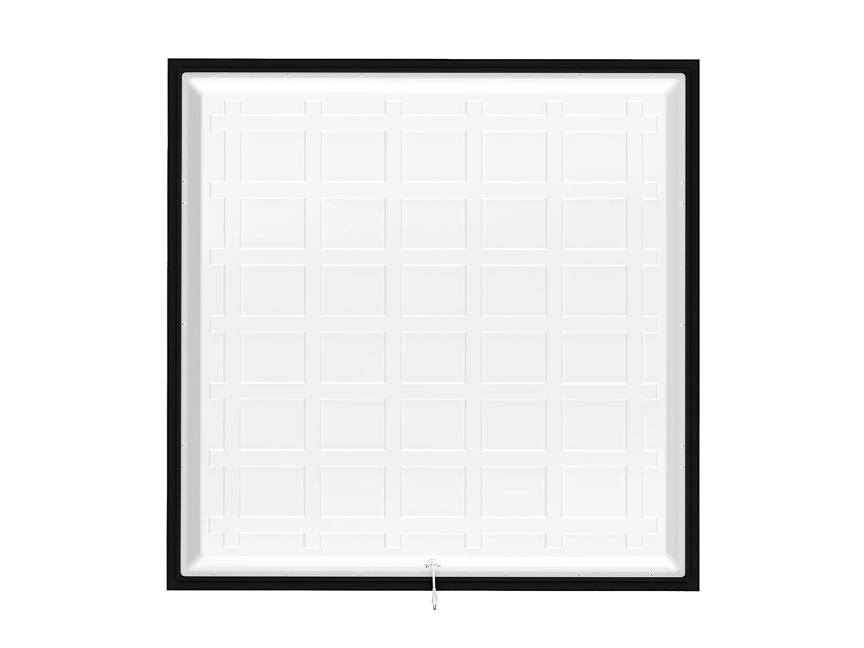 LED-Panel 62x62cm - Schwarz - 36W 140lm/W - Hintergrundbeleuchtet - Flimmerfrei