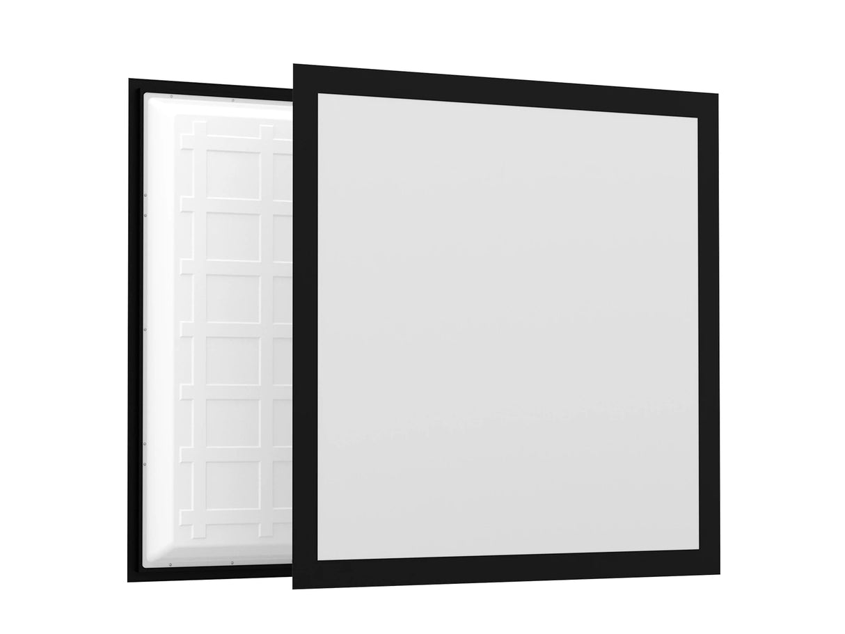 LED-Panel 62x62cm - Schwarz - 36W 140lm/W - Hintergrundbeleuchtet - Flimmerfrei