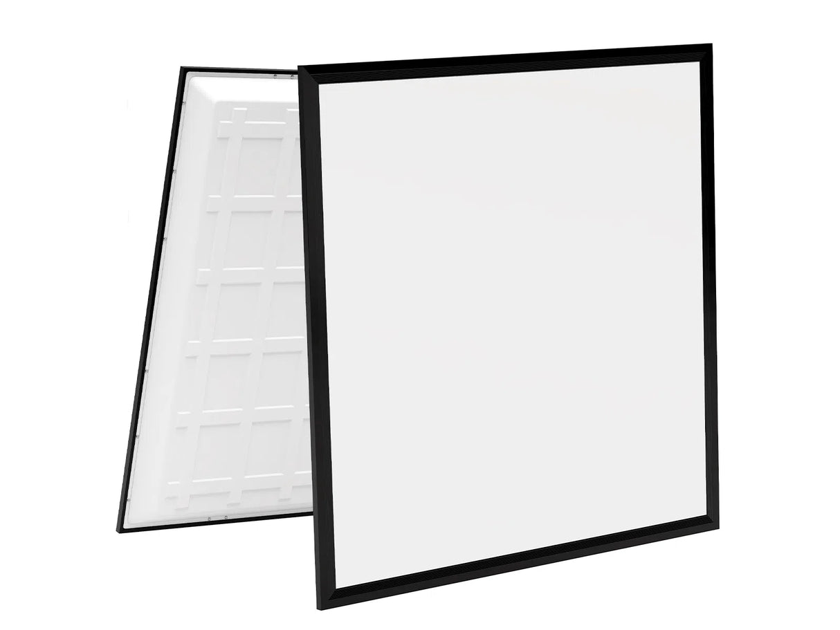 LED-Panel 60x60 cm - Schwarz - 36W - 140lm/W - Hintergrundbeleuchtet - Flimmerfrei