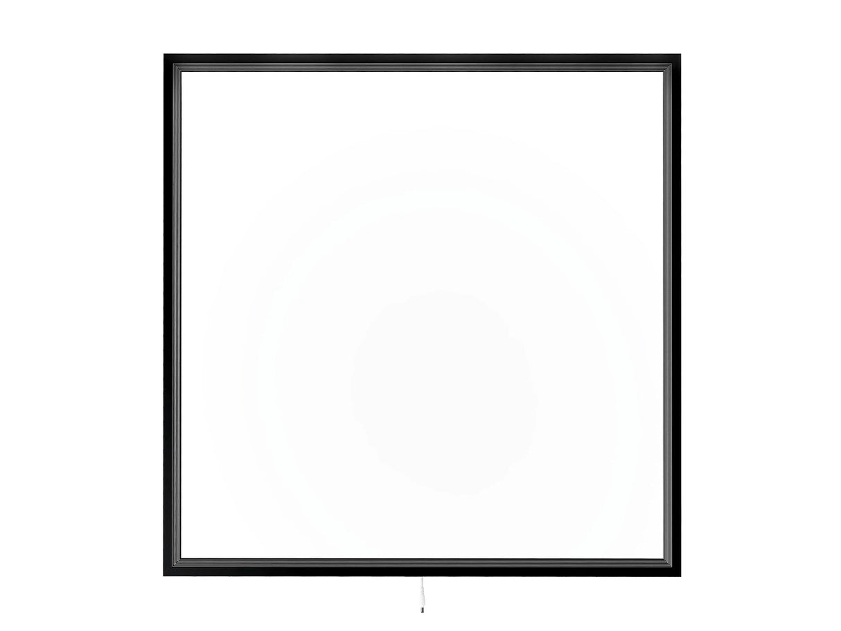 LED-Panel 60x60 cm - Schwarz - 36W - 140lm/W - Hintergrundbeleuchtet - Flimmerfrei