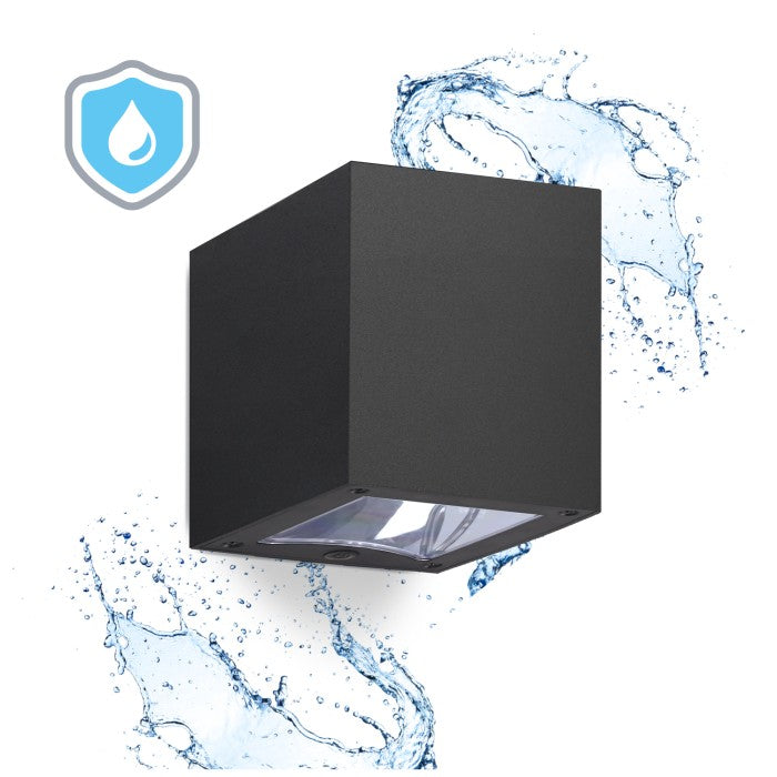 Solar LED Wandleuchte mit einstellbarer Lichtfarbe IP54