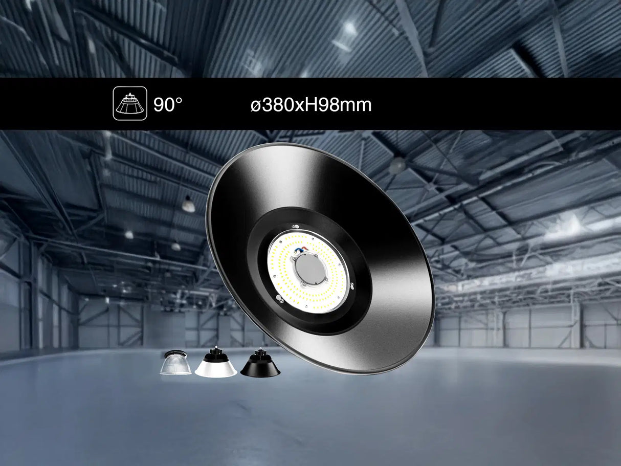 LED UFO Highbay Reflektorhaube 380x98mm Aluminium