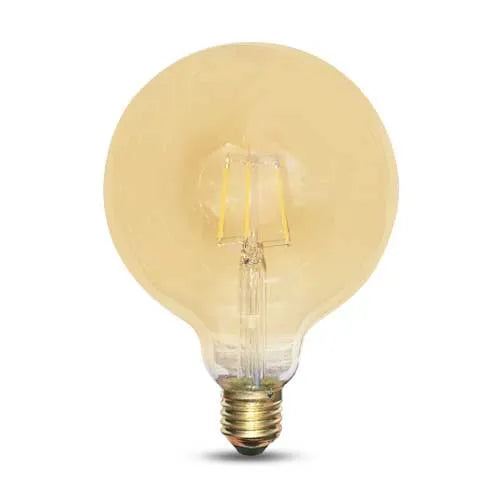 E27 LED-Lampe, Filament G125, 6 W, 2200 K, weiß, dimmbar