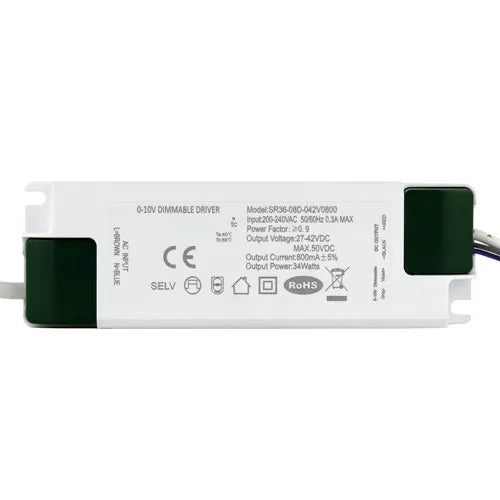 LED-Treiber dimmbar 0-10V 34W 800mA / 38W 900mA / 44W 1060mA