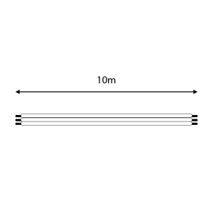 3-aderige ledstrip kabel 22AWG 10m maataanduiding