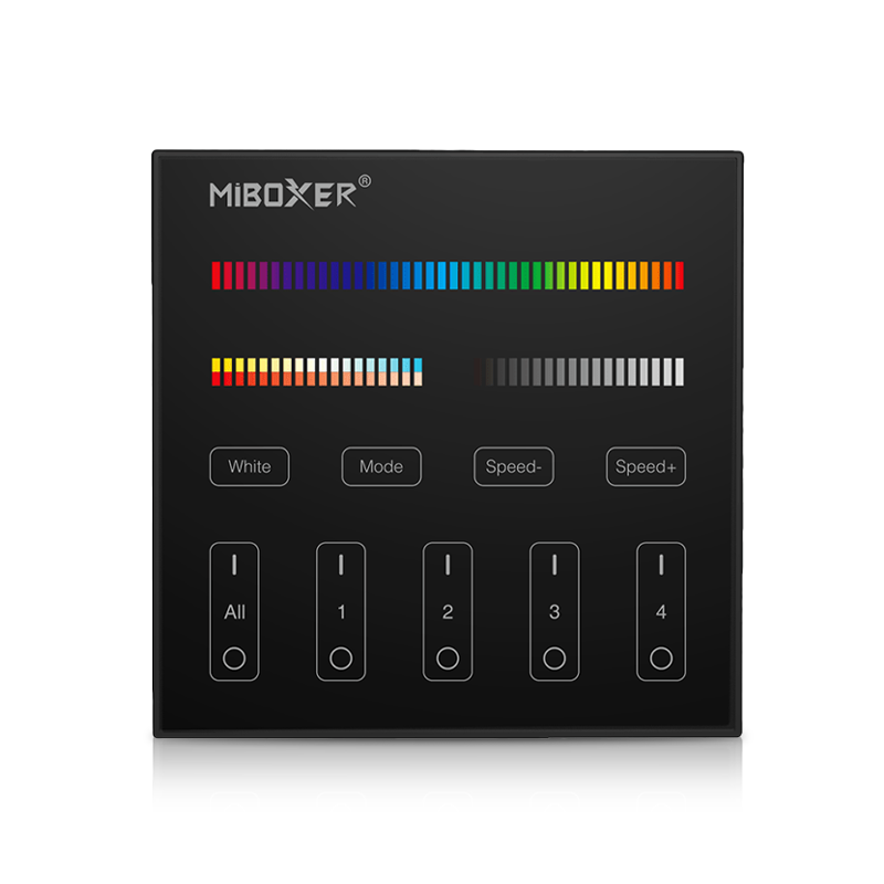 Mi-Light Wandsteuerung 4 Gruppen | RGB+CCT