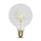 E27 LED-Lampe, Filament G125, 6 W, 2200 K, weiß, dimmbar