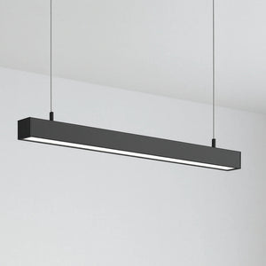 Hängende LED-Lichtleiste Schwarz 120cm 36W Anschließbar