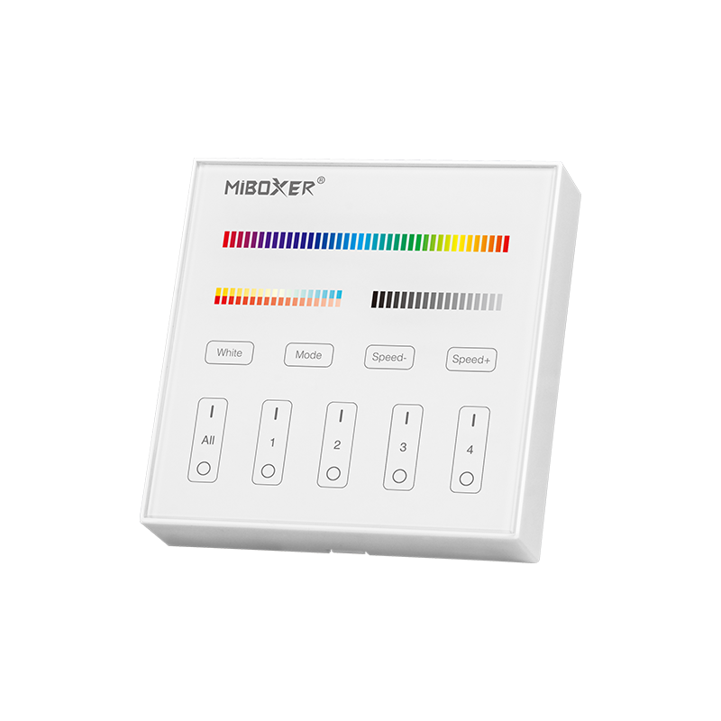 Mi-Light Wandsteuerung 4 Gruppen | RGB+CCT