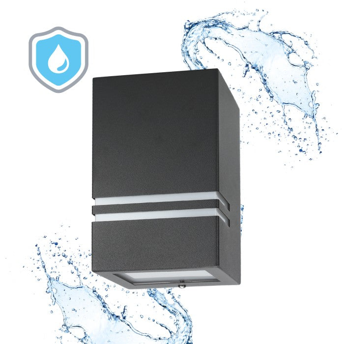 LED Wandleuchte 150mm GU10 IP44 für innen und außen