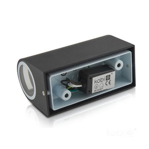 LED Wandleuchte bi-direktional halbrund 150mm GU10 IP44